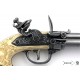Pistola de chispa de 3 cañones, Italia 1680