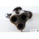 Pistola de 3 cañones giratorios, Francia S. XVIII