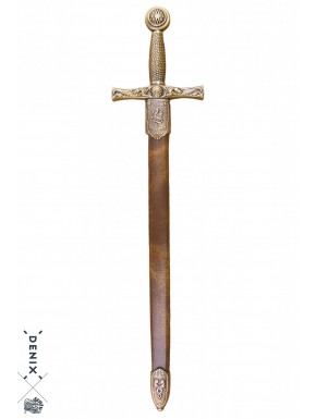 Abrecartas espada Excalibur con funda