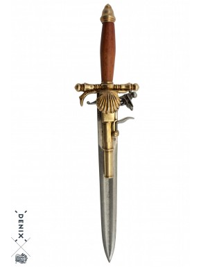 Pistola-puñal, Francia S.XVIII