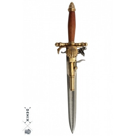 Pistola-puñal, Francia S.XVIII