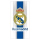 Toalla Real Madrid blanca microfibra 70x140cm