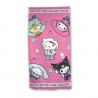 Toalha de microfibra Hello Kitty e amigos 70x140cm