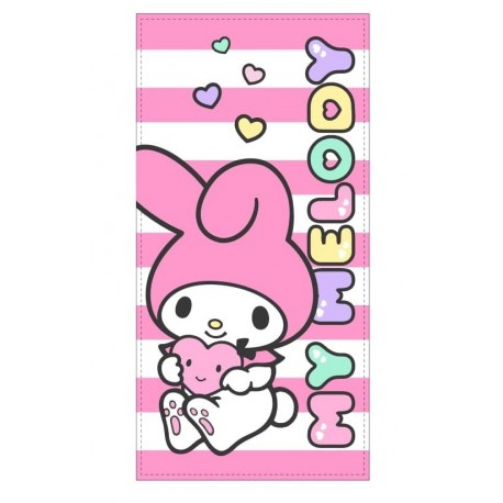 Toalla de microfibra My Melody  Hello Kitty 70x140cm