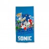 Sonic Microfiber Towel 70x140cm Featuring Sonic and Friends