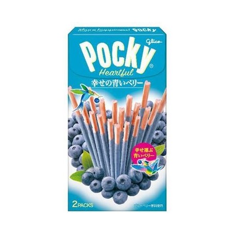 Pocky Snack heartful arándanos Glico 85gr