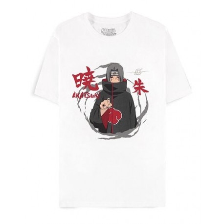 Camiseta Itachi Uchiha blanca