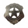Insigne de Marshal Tombstone A.T. Réplique Métallique – Symbole du Far West pour Collectionneurs et Cosplayers