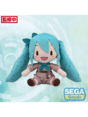 Hatsune Miku Peluche Fuwa Petit Hatsune Miku Going Out Series Zoo Ver. M 22 cm