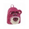 Mochila Casual Toy Story com Apliques do Lotso em Fúcsia