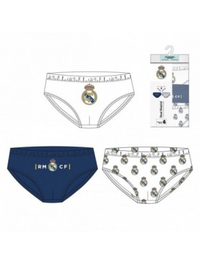 PACK CALZONCILLOS SINGLE JERSEY 3 PIEZAS REAL MADRID