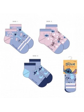 PACK CALCETINES 3 PIEZAS STITCH