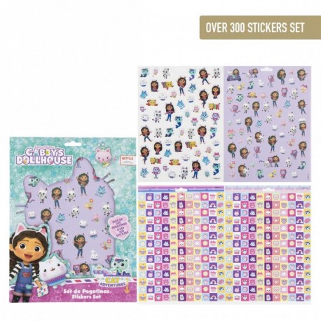 Pack de Pegatinas Gabby’s Dollhouse para papelería