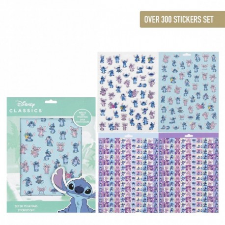 Pack d'autocollants Stitch Disney avec plus de 300 pièces
