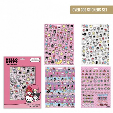 Pack d'Autocollants Hello Kitty papeterie