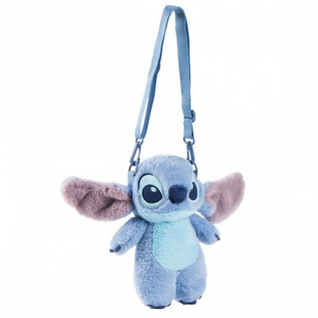 Bolso peluche azul de Stitch para niños
