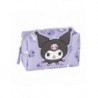 Trousse de Toilette de Voyage Hello Kitty Kuromi 100% PU Violet