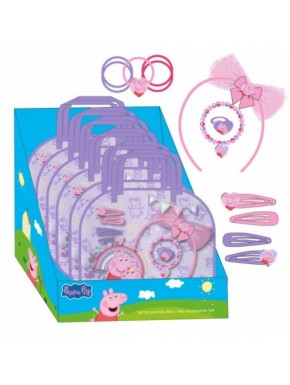 SET DE BELLEZA ACCESORIOS DISPLAY PEPPA PIG