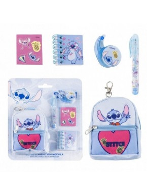 SET DE PAPELERÍA MINIMOCHILA STITCH