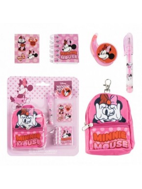 SET DE PAPELERÍA MINIMOCHILA MINNIE