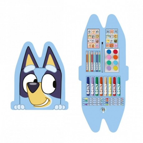 SET PAPELERÍA COLOREABLE CAJA BLUEY