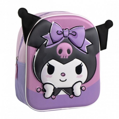 MOCHILA INFANTIL 3D APLICACIONES HELLO KITTY KUROMI