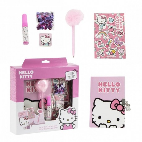 DIARIO SET HELLO KITTY