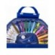 SET PAPELERÍA COLOREABLE 50 PIEZAS REAL MADRID