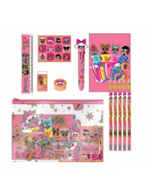SET PAPELERÍA ESCOLAR EVA LOL