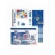 Conjunto de Papelaria Escolar Real Madrid - Multicomposição Azul