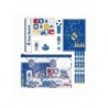 Conjunto de Papelaria Escolar Real Madrid - Multicomposição Azul