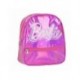 Mochila Casual Iridescente Barbie 100% PU Rosa
