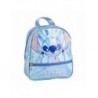 Mochila Casual Iridescente Stitch 100% PU Azul