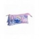 Trousse Stitch avec 3 Compartiments - Lilas