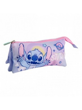ESTUCHE PORTATODO 3 COMPARTIMENTOS STITCH
