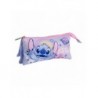 Trousse Stitch avec 3 Compartiments - Lilas