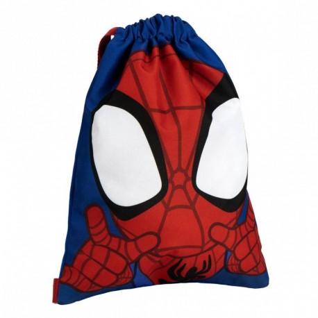 Saquito escolar Spidey azul oscuro para niños