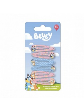 ACCESORIOS PELO CLIPS 6 PIEZAS BLUEY