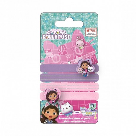 HAIR ACCESSORIES HAIR TIE 4 PIECES GABBY´S DOLLHOUSE