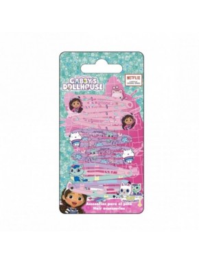 ACCESORIOS PELO CLIPS 6 PIEZAS GABBY´S DOLLHOUSE