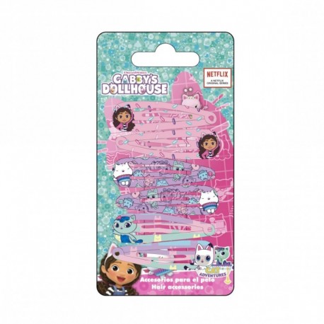 Acessórios para Cabelo Gabby's Dollhouse Conjunto de 6 Presilhas