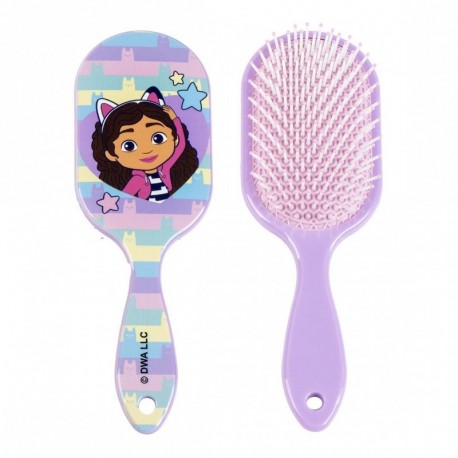 Brosse rectangulaire enfant Gabby's Dollhouse violette