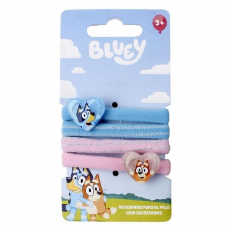 HAIR ACCESSORIES HAIR TIE 4 PIECES BLUEY