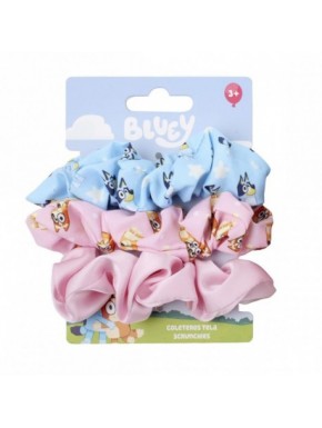 ACCESORIOS PELO COLETERO DE TELA 3 PIEZAS BLUEY