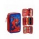 Giotto Spiderman Pencil Case 100% Polyester Blue