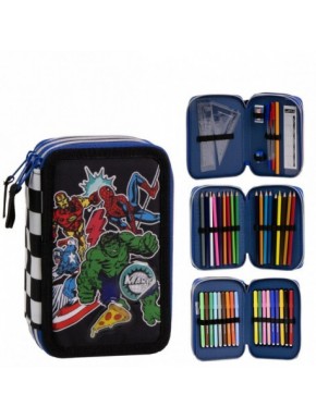 PLUMIER CON ACCESORIOS GIOTTO AVENGERS