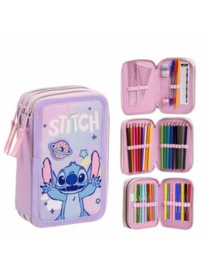 Plumier Giotto Stitch con accesorios para niños