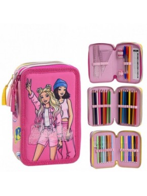 PLUMIER CON ACCESORIOS GIOTTO BARBIE