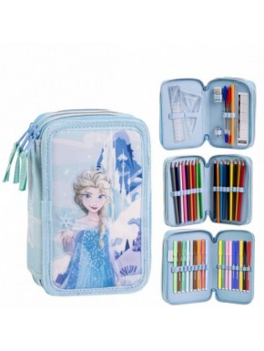 PLUMIER CON ACCESORIOS GIOTTO FROZEN