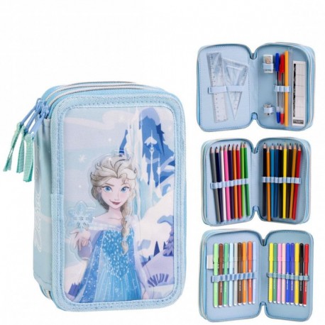 Estojo com acessórios Giotto Frozen para crianças